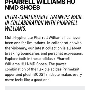 Preordered Pharrell Williams New Drop